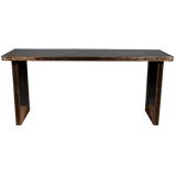 A Modernist French Gray Studio Table