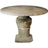 A Tuscan Stone Garden Table