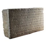 An Italian Marble Tablet