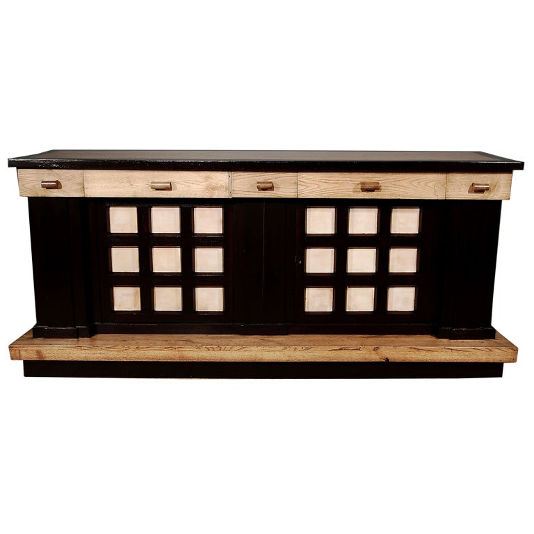 A  Large and Architecturally Strong Sideboard For Sale