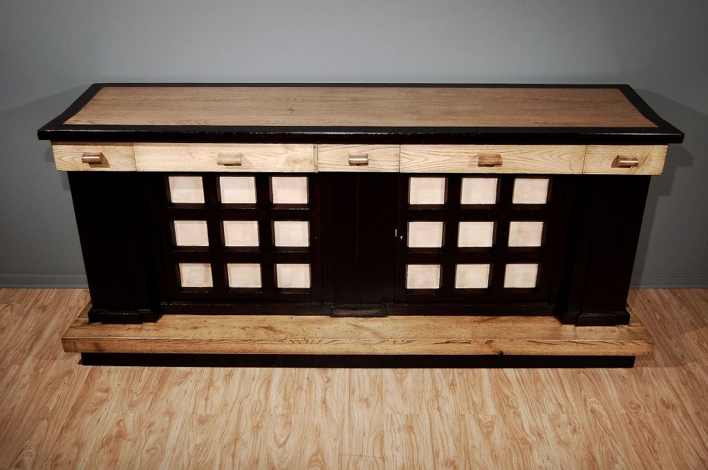 A  Large and Architecturally Strong Sideboard