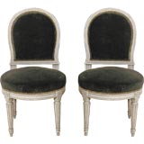 Pair of Maison Jansen Slipper Chairs