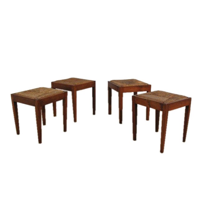 Set of Four Louis XVI Tabourets