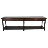 French Walnut Drapers Table