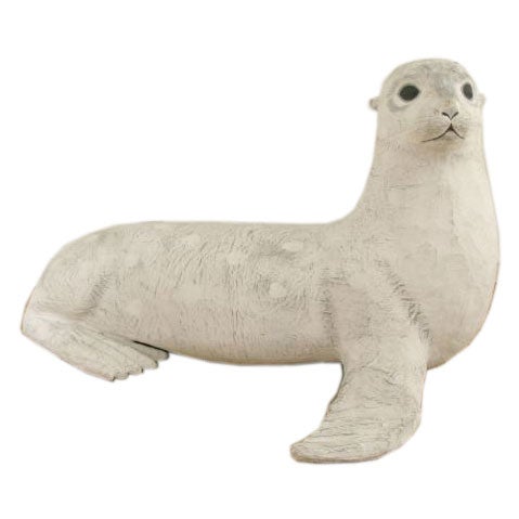 Paper Mache Seal For Sale