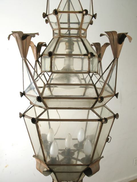 Glass Large Spanish Lantern