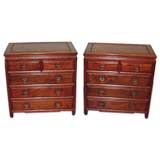 Pair of Diminutive Mid-Century Chinese Dressers