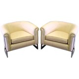 PAIR of Vintage Tub Chairs        Baughman Style