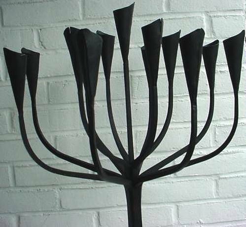 American Craftsman Standing Candleholder Albert Paley Reference For Sale