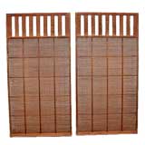 Pair Antique Chinese Screen Doors