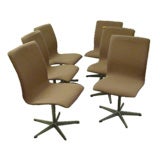 Set of  Six Arne Jacobsen  Oxford Chairs