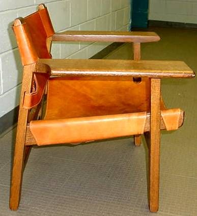 Oak Pair of Vintage Borge Mogensen Spanish Chairs