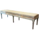 Extra long Louis XVI style bench