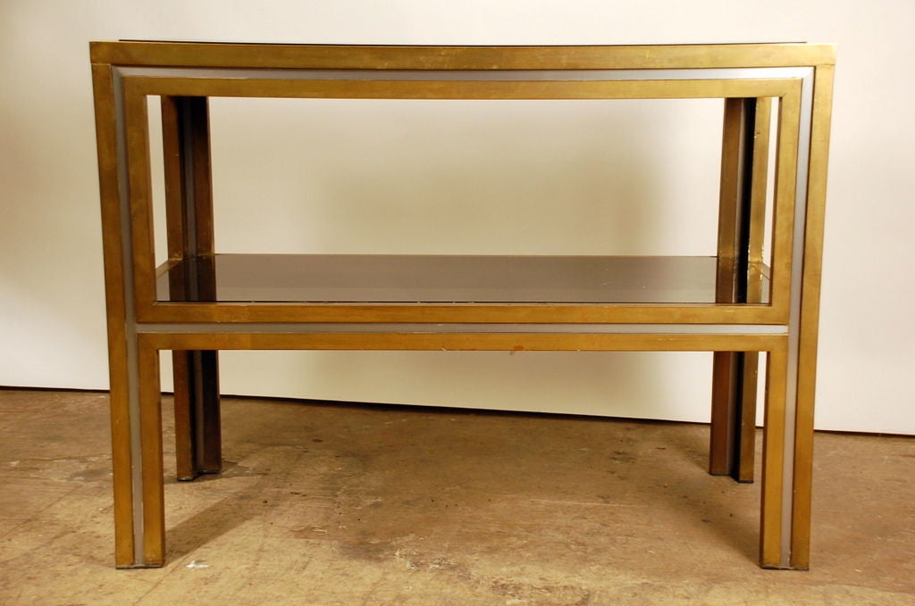 Brass console