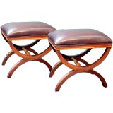 Pair of neoclassical stools