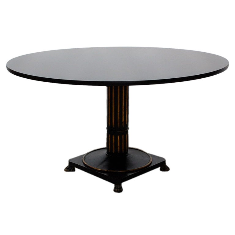 Round neoglassical gueridon by Maison Jansen