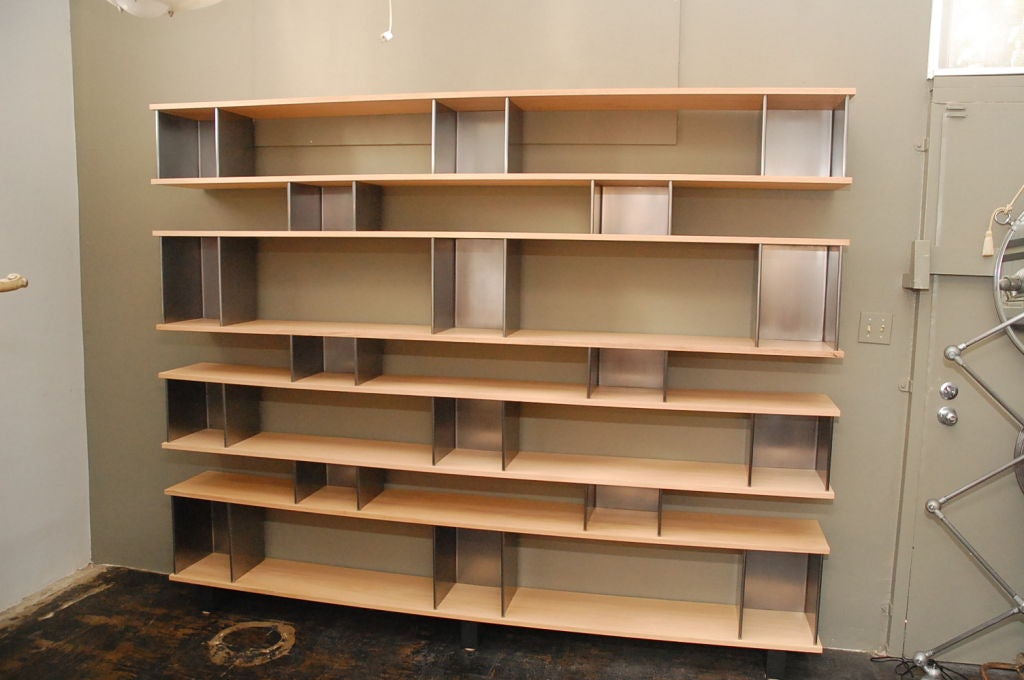 Large shelving unit in the style of Charlotte Perriand 3