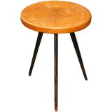 French industrial stool in the style of Jean Prouvé