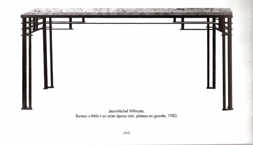 Fin du 20e siècle Table basse ou centrale Attila de Jean-Michel Wilmotte en vente