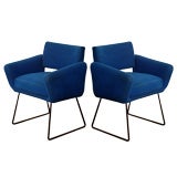 Pair of armchairs by Joseph-André Motte for Steiner