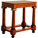 Vintage Elegant neoclassical night stand / side  table
