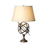 Classic armillary sphere bronze table / desk lamp
