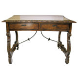 19th C. Walnut Library/Writing Table (GMD#2242)