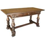 Renaissance Style Walnut Library Table (GMD#2265)