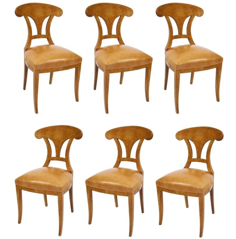 Set of Six Biedermeier Side Chairs (GMD#2268)