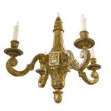 19th C. Louis XVI Style Giltwood Chandelier (GMD#1010)