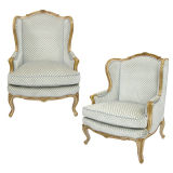 Pair Louis XV Style Bergeres (GMD#1778)