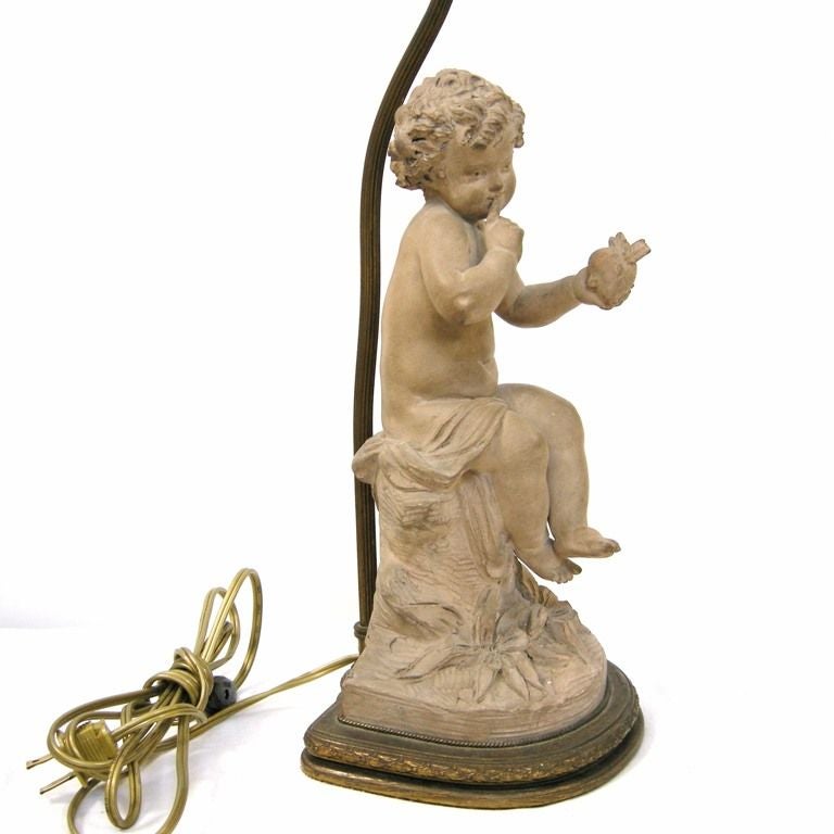 19th C. 'L.Gregoire' Figure As Lamp (GMD#2283) 2