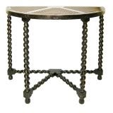 Antique Demi-Lune Console by John Miller Co. (GMD#2319)