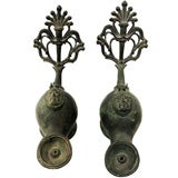 Two Bronze Oil Lamps (GMD#2344A & B)