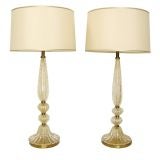 Harlequin Pair Murano Glass Lamps (GMD#2357)