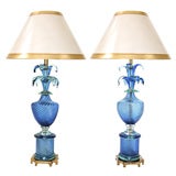 Pair Marbro Lamps Designed by Barovier (GMD#2173)