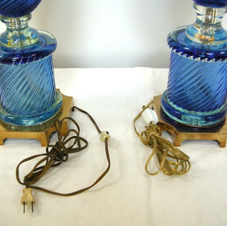Pair Marbro Lamps Designed by Barovier (GMD#2173) 3
