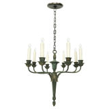 Antique Louis XVI Style Bronze Chandelier (GMD#2377)