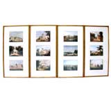 Set of 4 Frames w/12 Mounted Architectural Images (GMD#1601)
