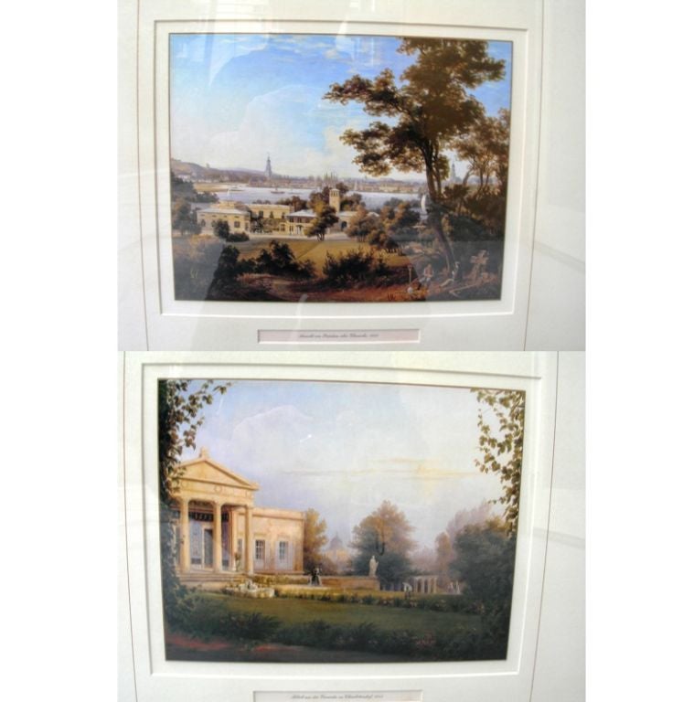 Set of 4 Frames w/12 Mounted Architectural Images (GMD#1601) For Sale 2