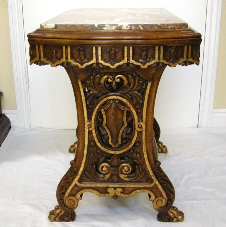 19th Century 19th C. Renaissance Style Side Table (GMD#2152)
