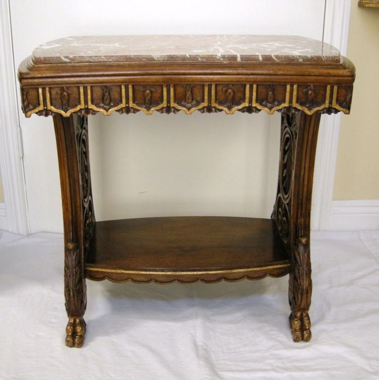 19th C. Renaissance Style Side Table (GMD#2152) 3