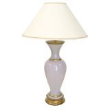 Marbro Lavender Opaque Glass Lamp (GMD#2158)