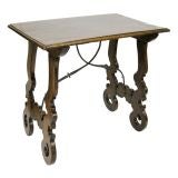 19th C. Spanish Inlaid Top Side Table (GMD#2200)