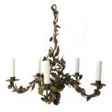 Gilded Metal 5-Arm Chandelier (GMD#2213)
