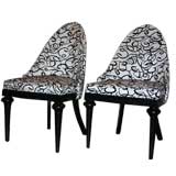 PAIR OF OCCASIONAL CHAIRS
