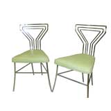 PAIR OF MID- CENTURY SIDE CHAIRS