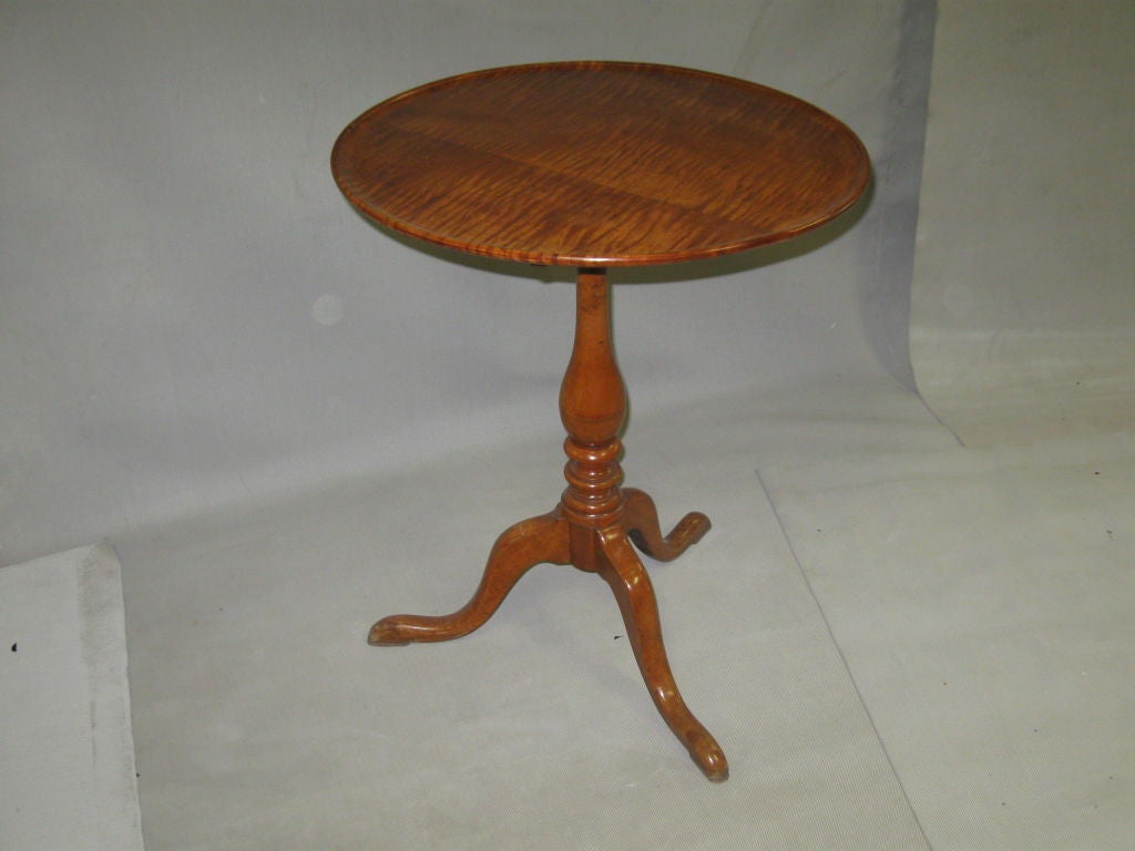 19th Century American Pedestal Table