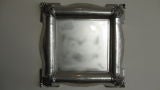 SMALL PEWTER MIRROR