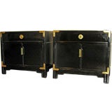 PAIR OF CHINESE MODERN NIGHT STANDS